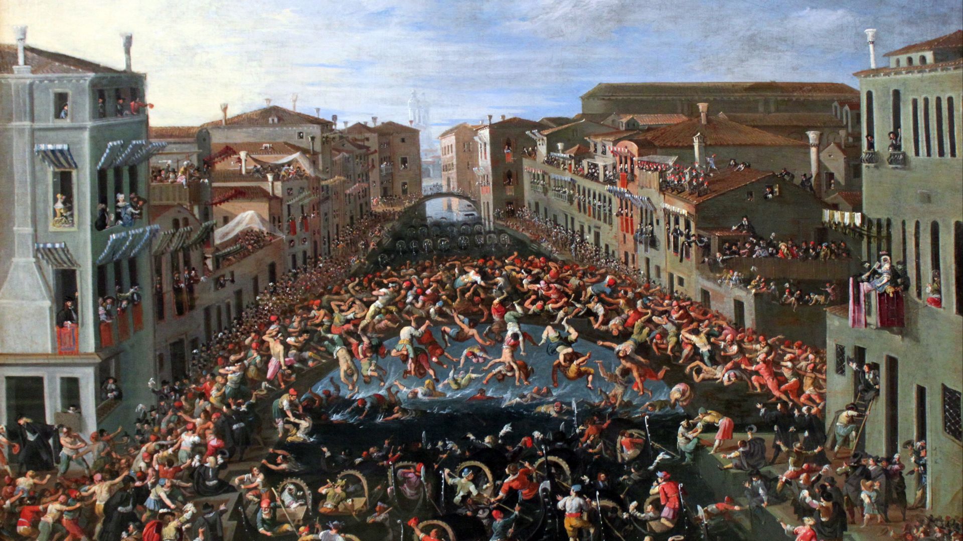 annual competion between the inhabitants the eastern and western sestiere
