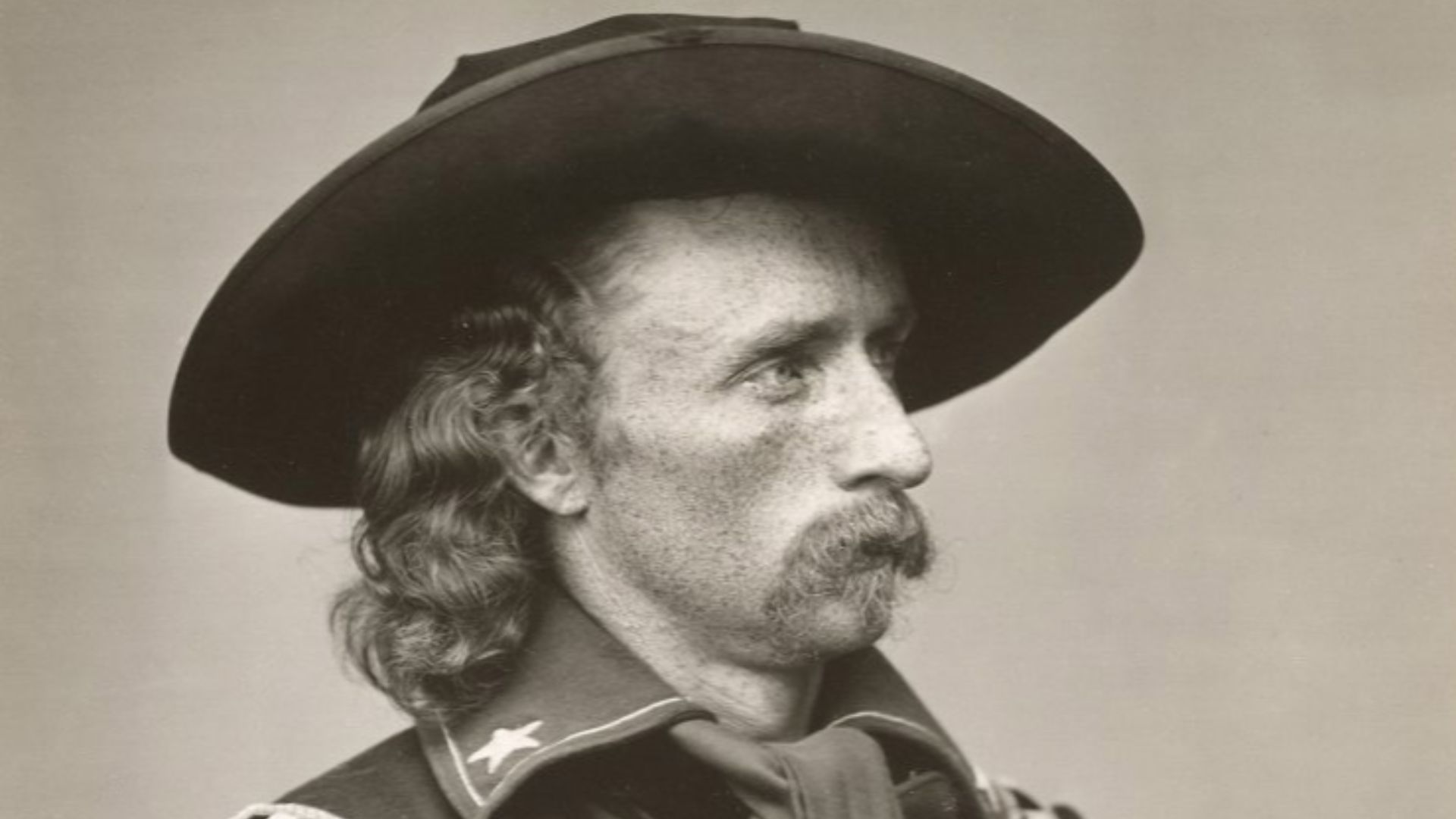 George Armstrong Custer, U.S. Army major general, killed in battle at the Battle of the Little Bighorn.