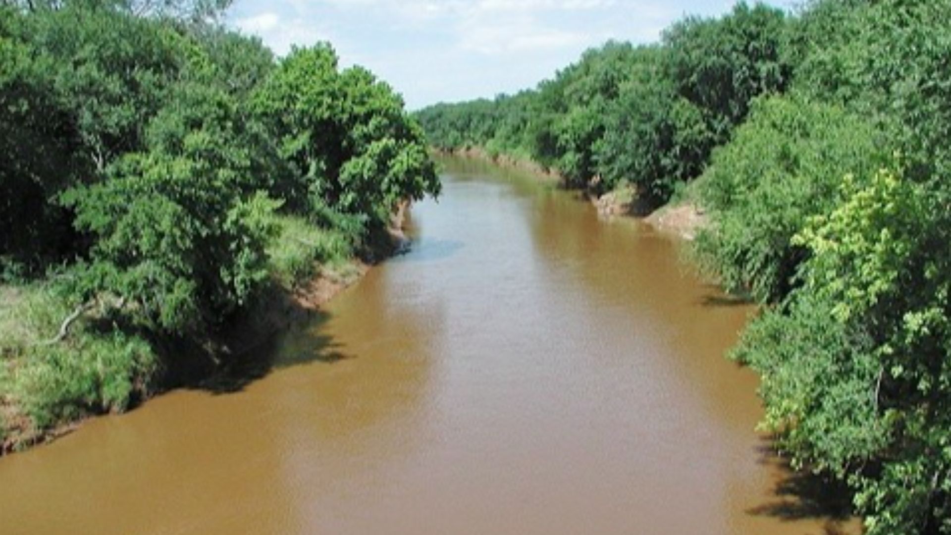 The w:Washita River at w:Anadarko, Oklahoma
