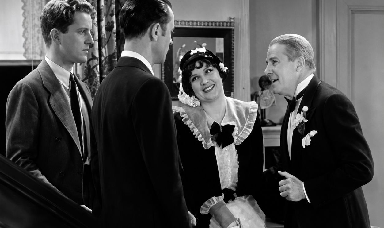 Screenshot from Pointed Heels (1929)