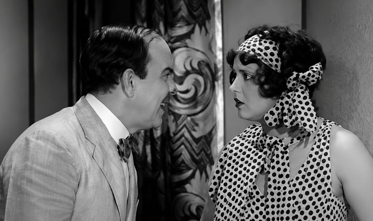 Screenshot from Pointed Heels (1929)