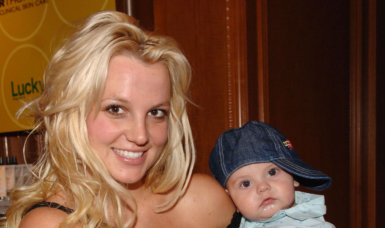 Britney Spears and son Sean Preston