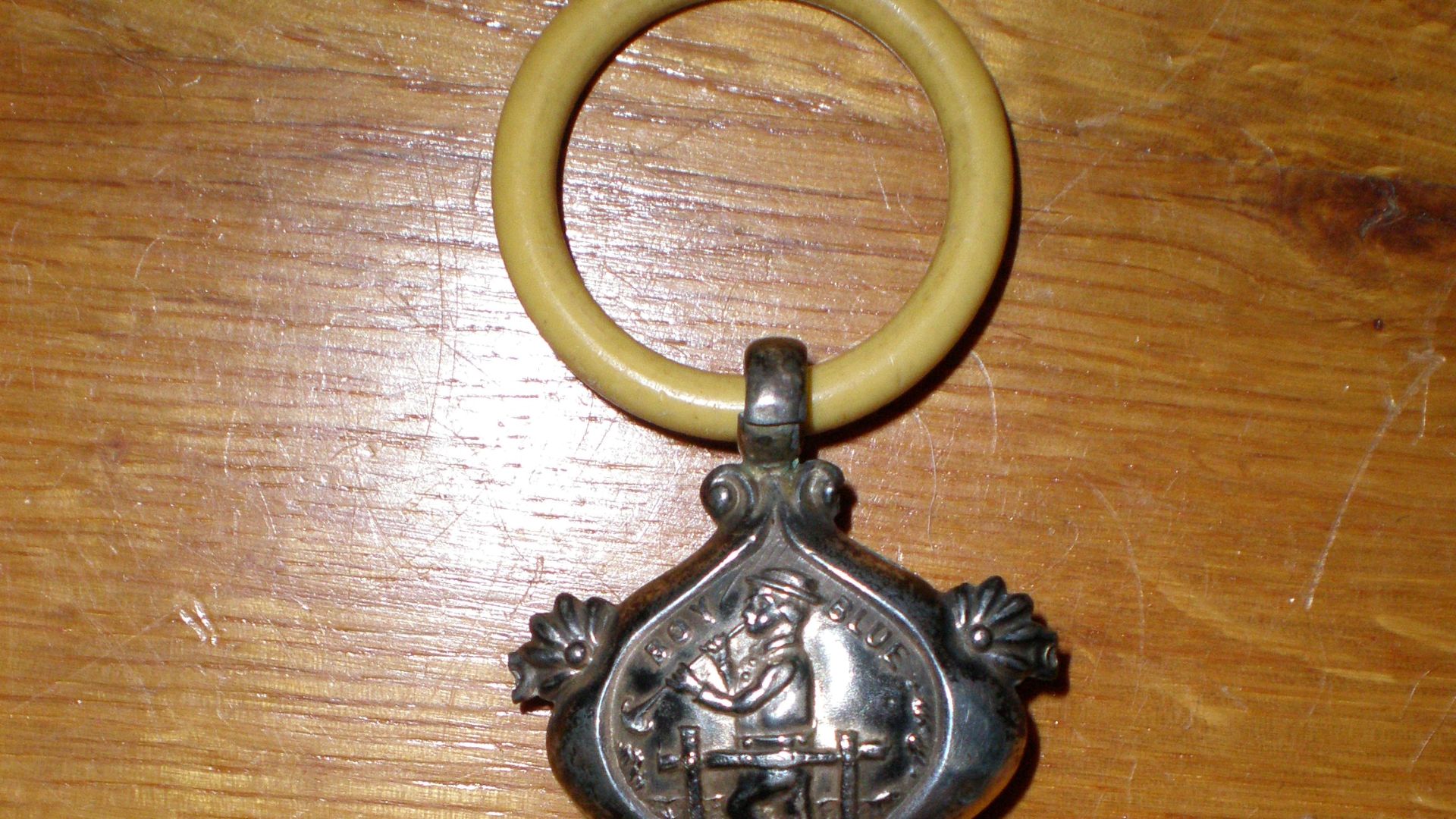 Early twentieth century teething ring and pacifier.