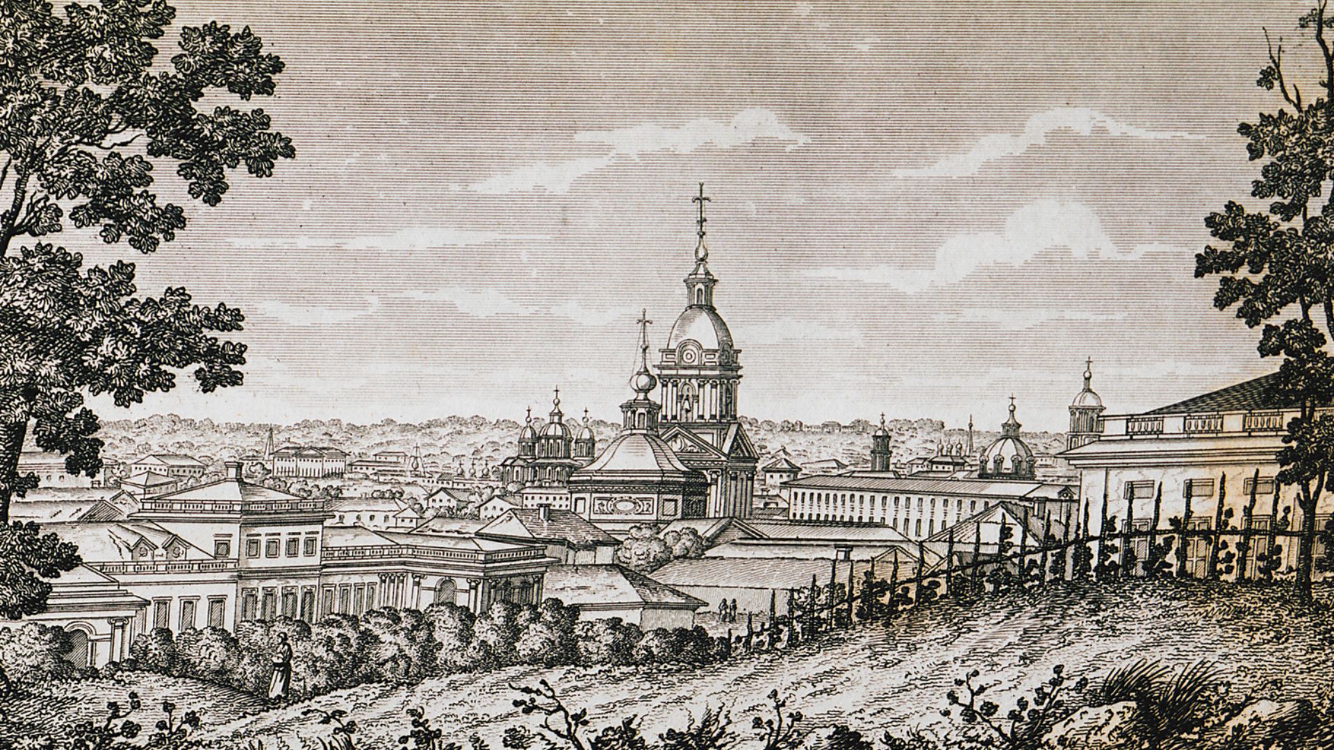 Edward Daniel Clarke. Travels in various countries of Europe Asia and Africa. Part the First Russia Tartary and Turkey (1810). Part the Second Greece Egypt and the Holy Land (1813). London, R. Watts for Cadell and Davies // The church stood near the corne