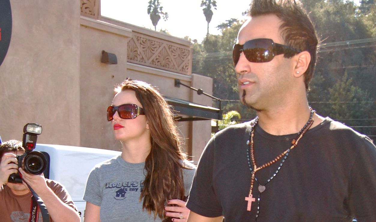 Britney Spears and Adnan Ghalib are seen on January 15, 2008 in Los Angeles, Californi