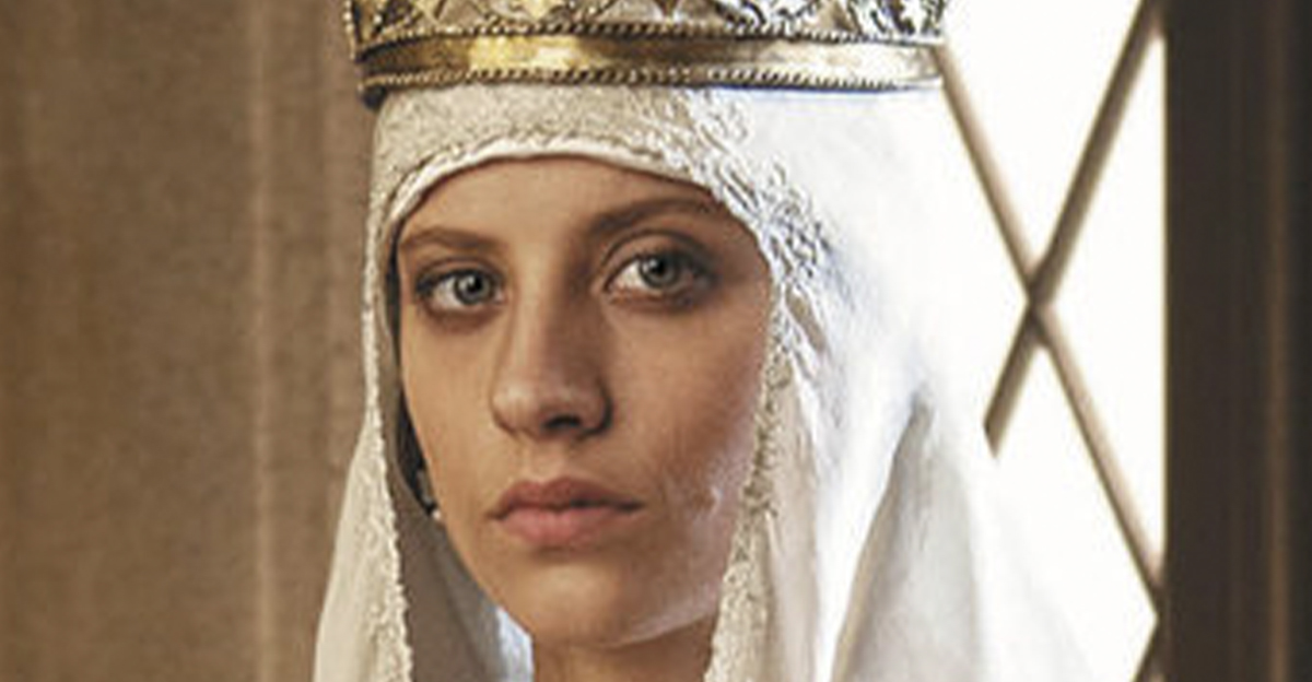 Isabella Of Castile wearing a crown