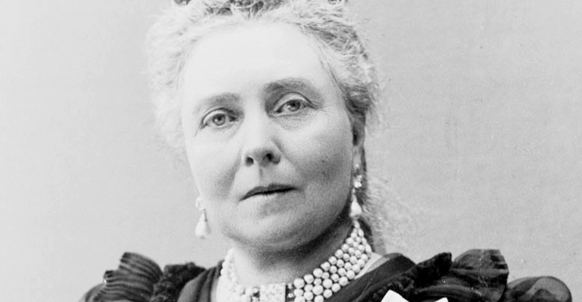alf-length portrait of Empress Victoria