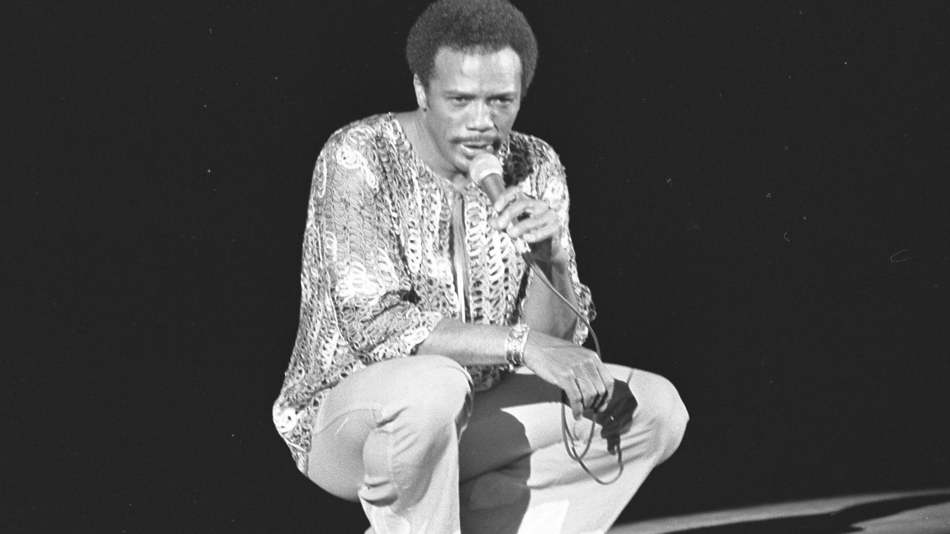 Quincy Jones performing at the Greek Theater, Los Angeles, California