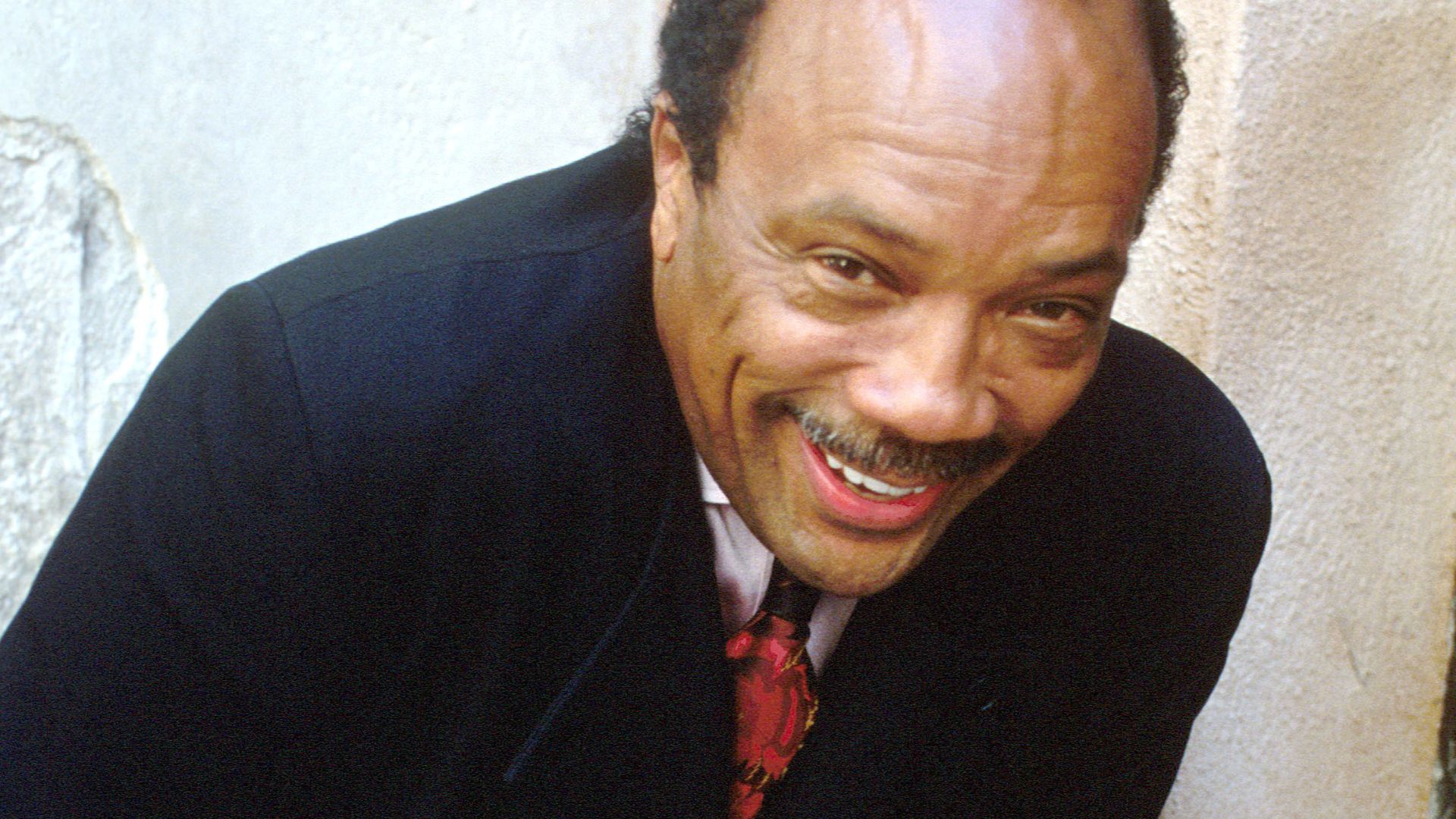 Il musicista Quincy Jones a Venezia nel 1989