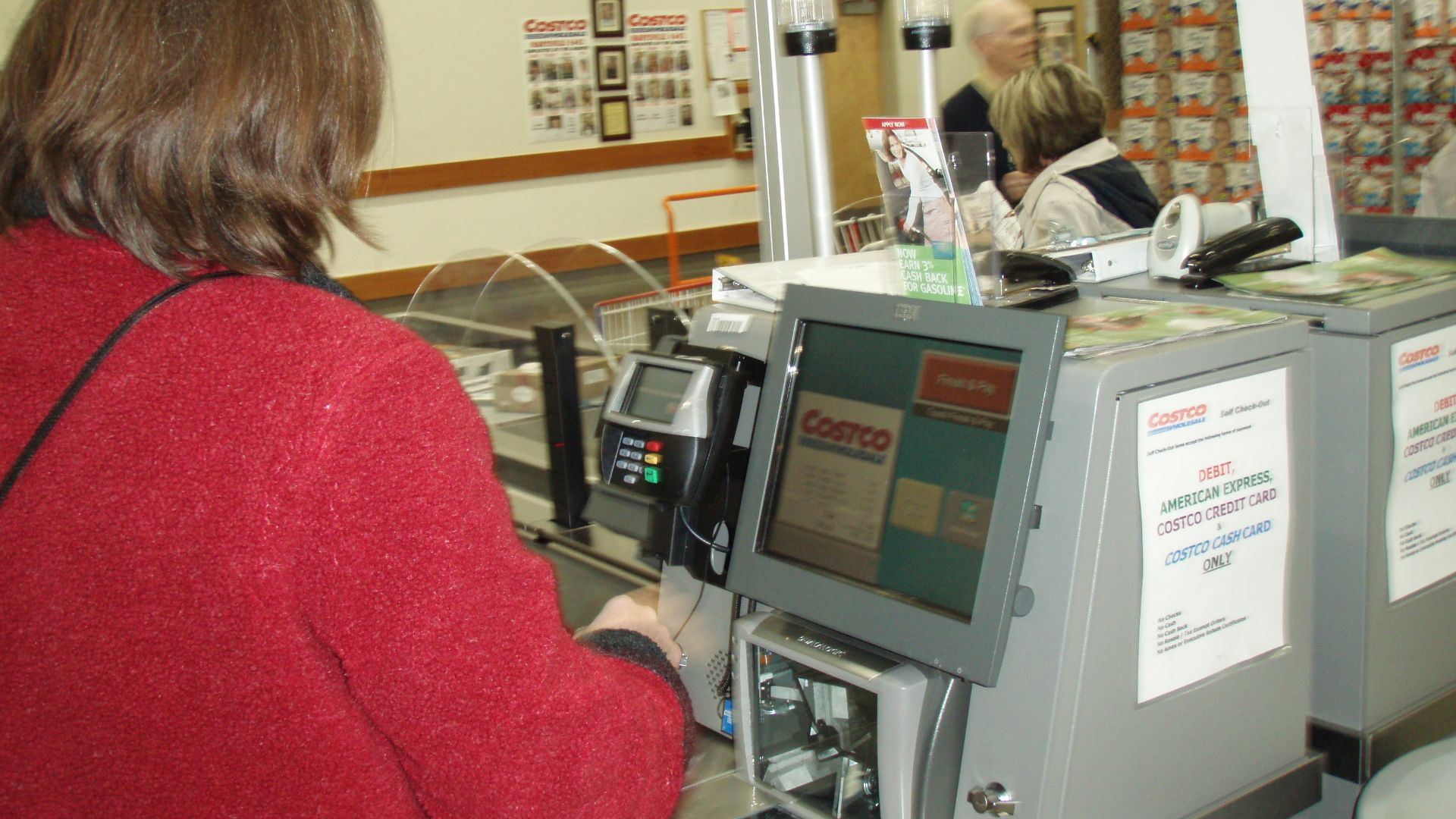Self Checkout at Costco
