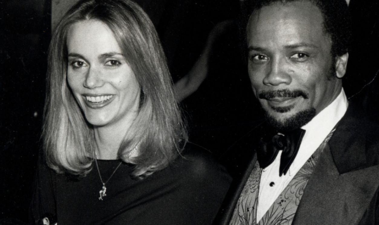 LOS ANGELES - FEBRUARY 15: Actress Peggy Lipton and producer Quincy Jones attend the after party for 21st Annual Grammy Awards on February 15, 1979 at the Biltmore Hotel in Los Angeles, California.