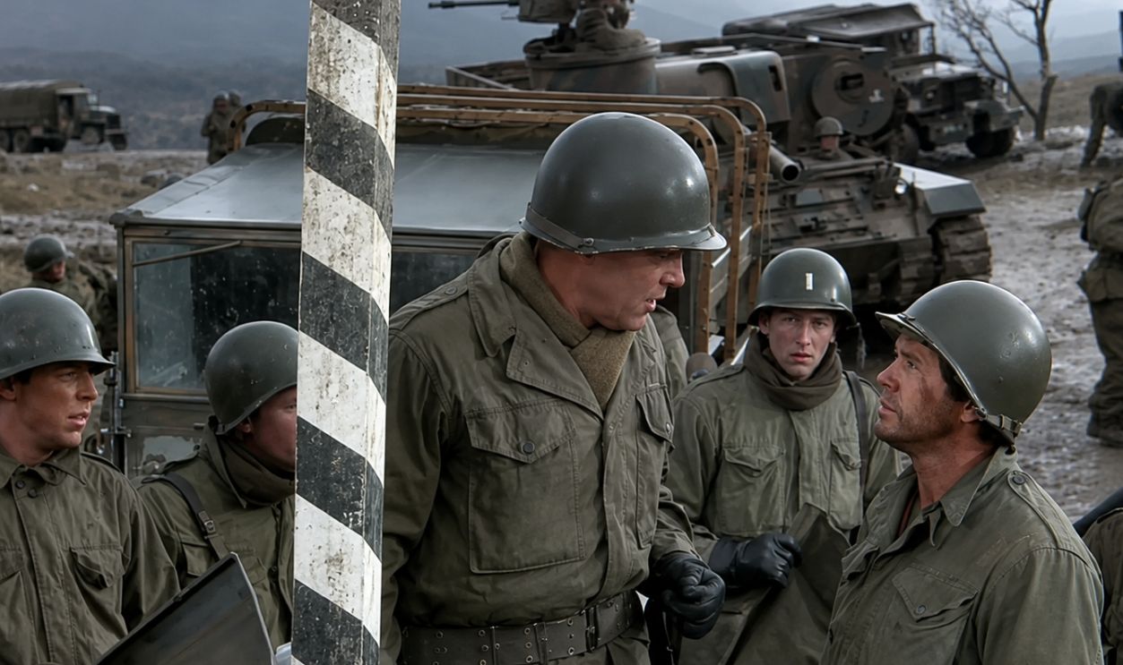 Screenshot from Battle of the Bulge (1965) 