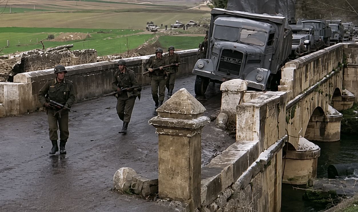 Screenshot from Battle of the Bulge (1965) 