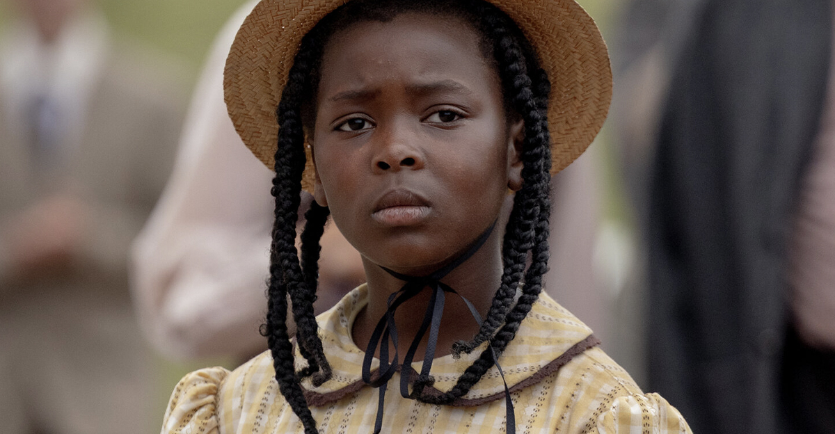Young Black girl with braids
