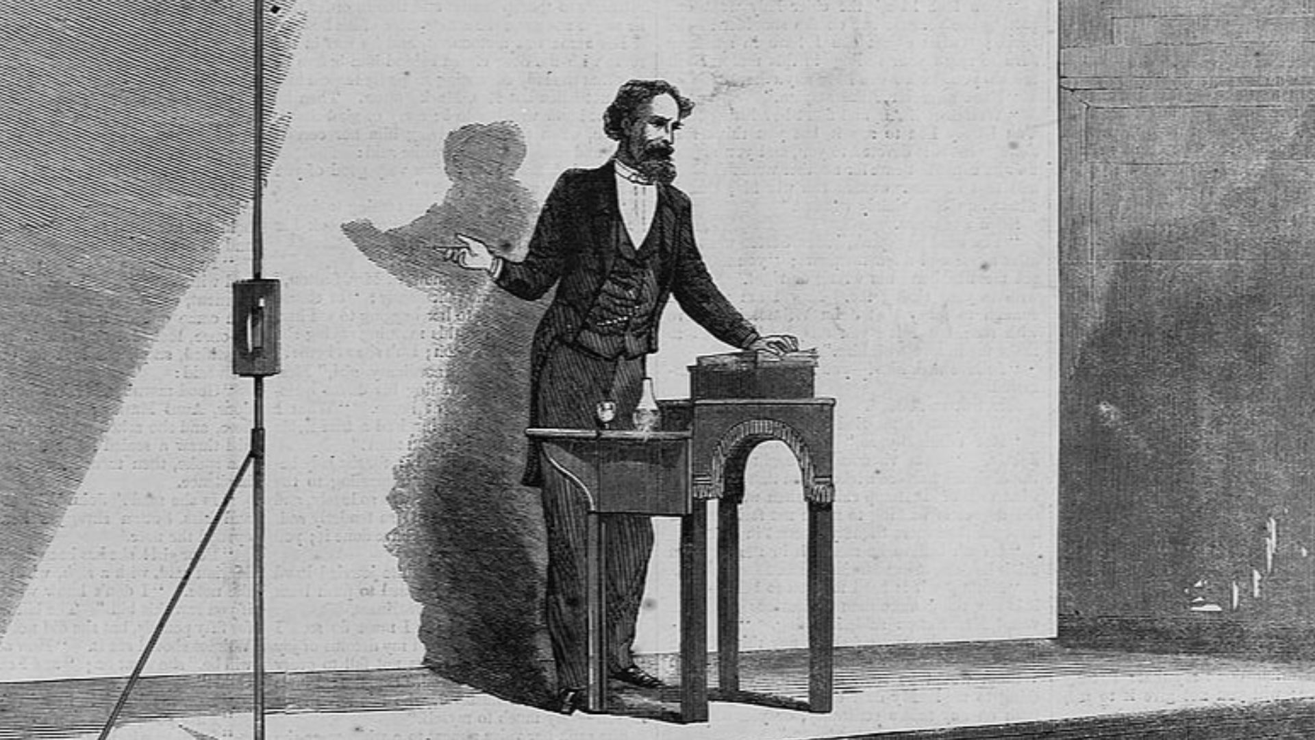 File:Charles Dickens, public reading, 1867.jpg
