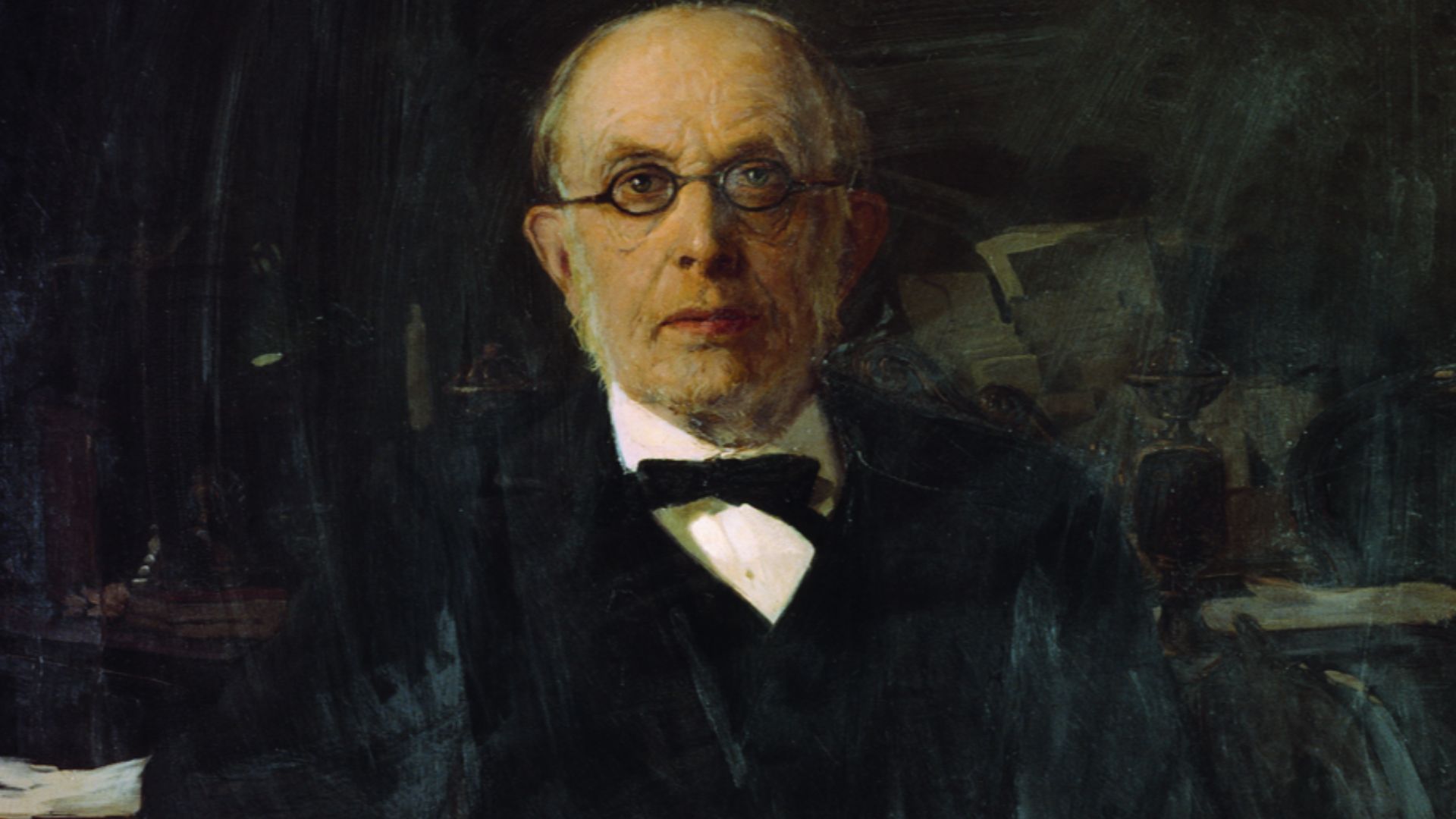 Александр Владимирович Маковский (1869-1924) «Портрет обер-прокурора Синода Константина Петровича Победоносцева (1827-1907)».