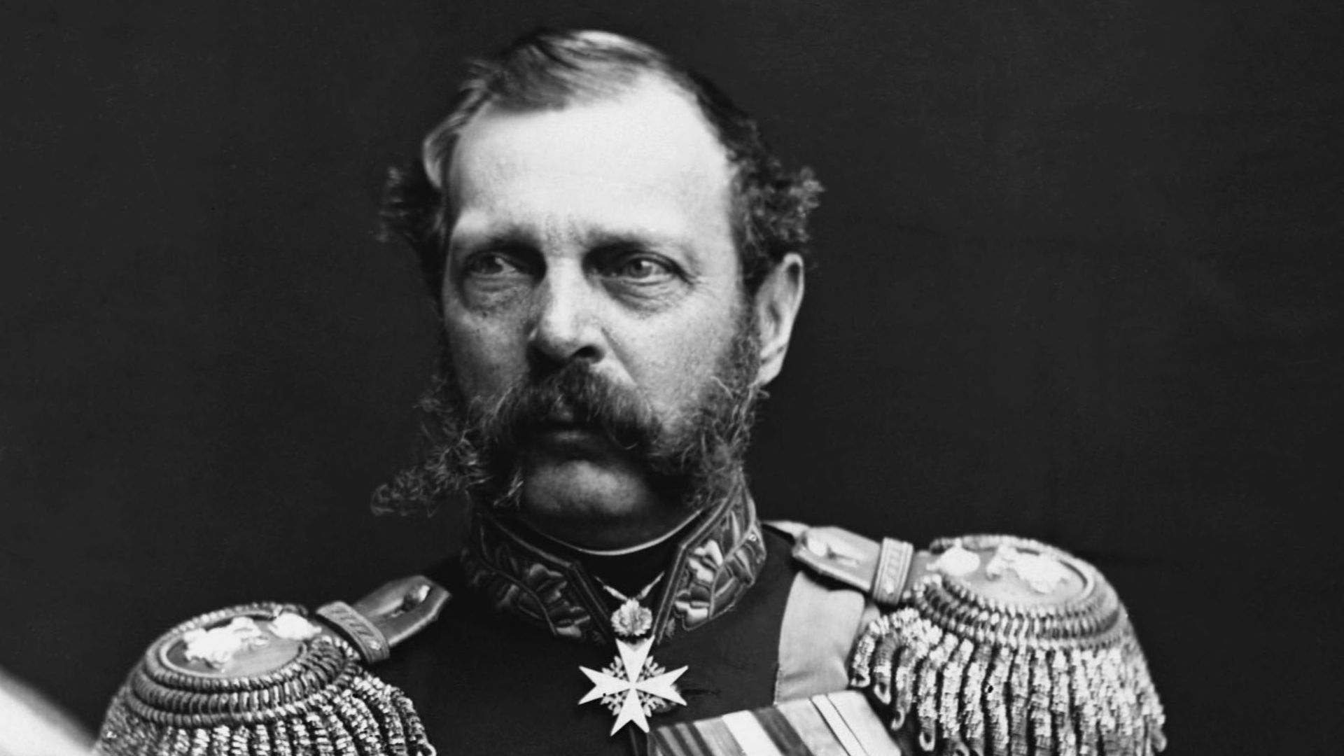 Portrait of Czar Alexander II, National Archives of Canada, No. C-010136 (cropped version)