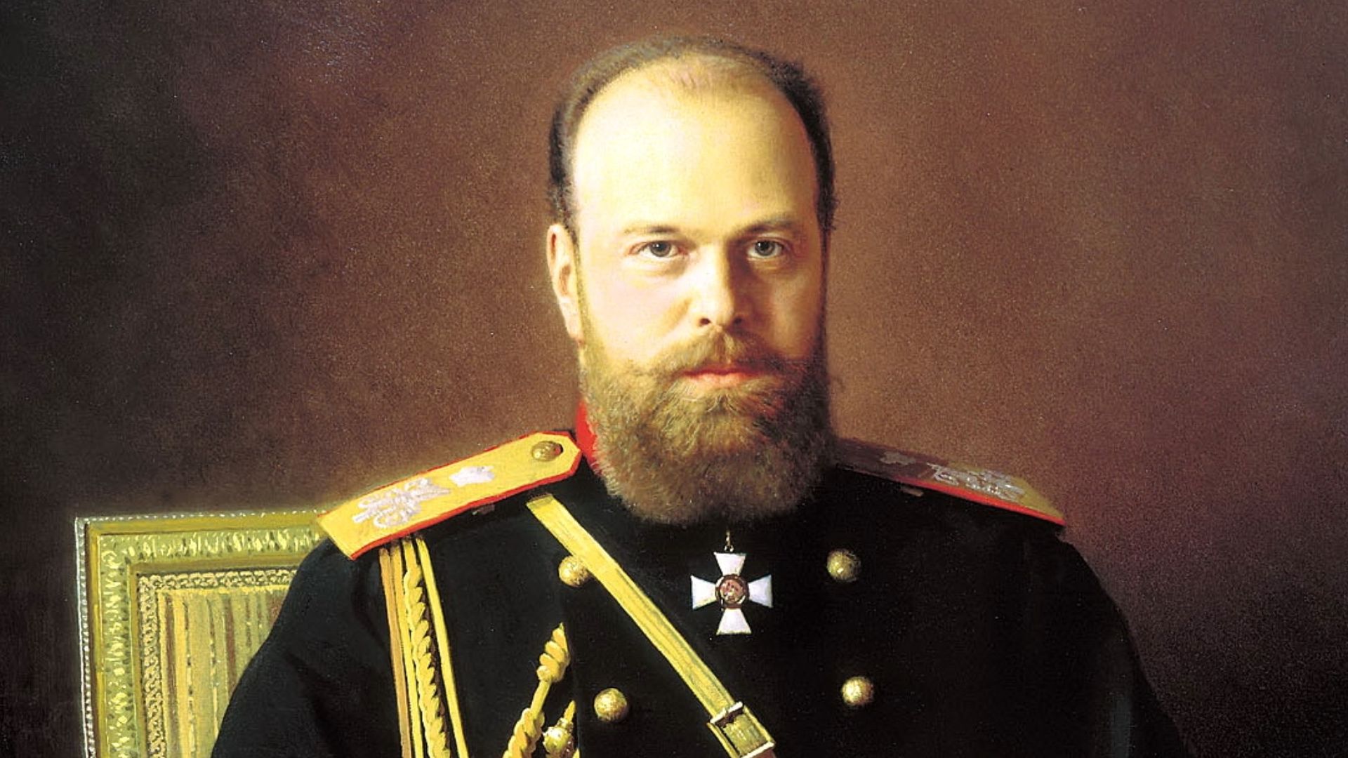 Cropped Portrait of Alexander III of Russia