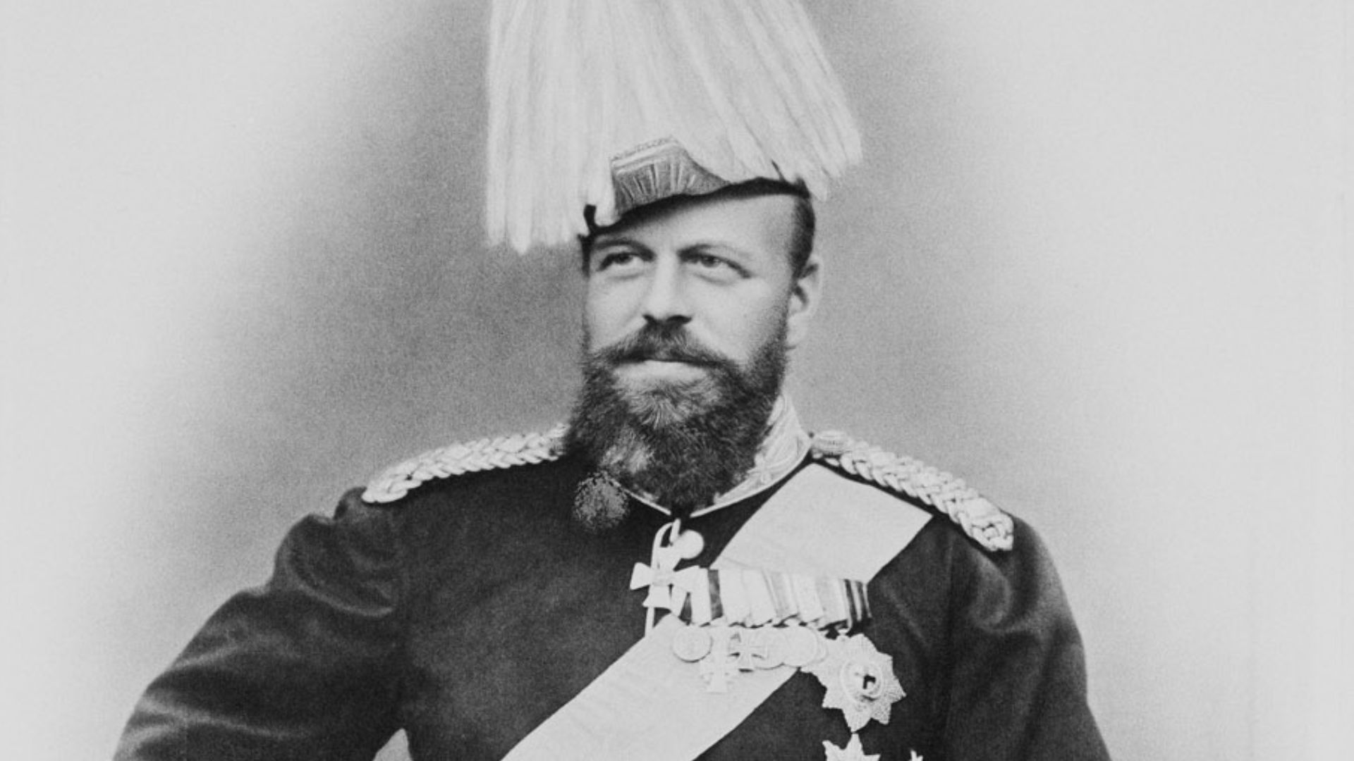 Tsar Alexander III in Danish Uniform
