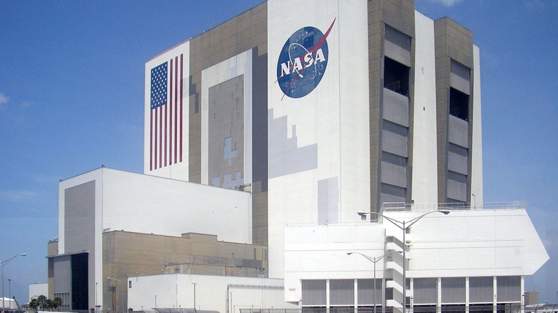 NASA's Vehicle Assembly Building as seen on July 6, 2005.