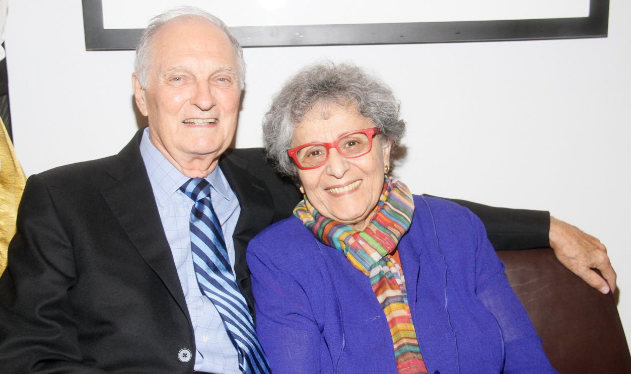 (L-R) Actor Alan Alda and Arlene Alda attend the Premiere Screening Of The HBO Special Alan Alda: YoungArts MasterClass With Discussion By Alda And YoungArts Alumni on September 5, 2014 in New York City