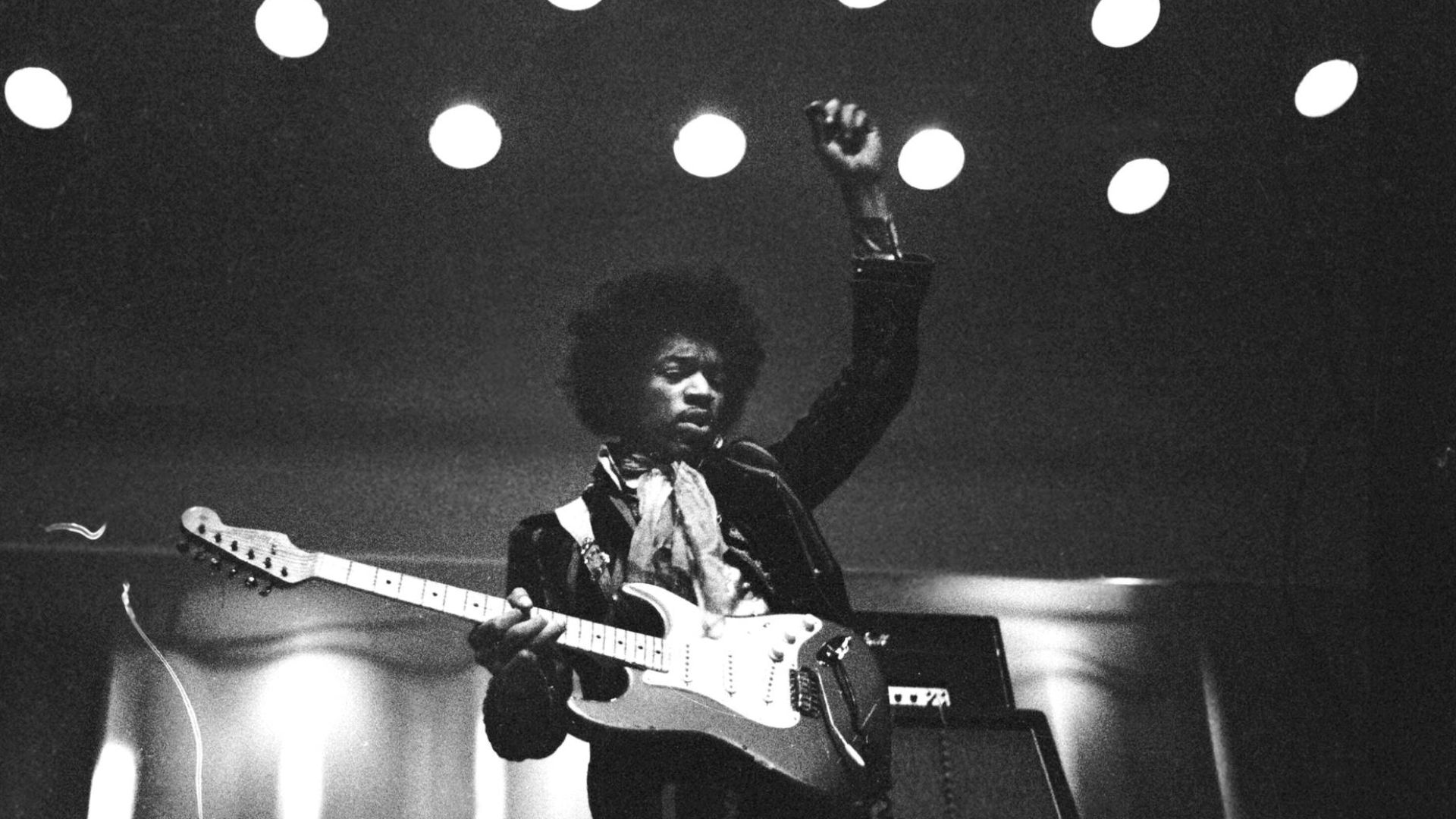 The Jimi Hendrix Experience performed at the Culture House in Helsinki.