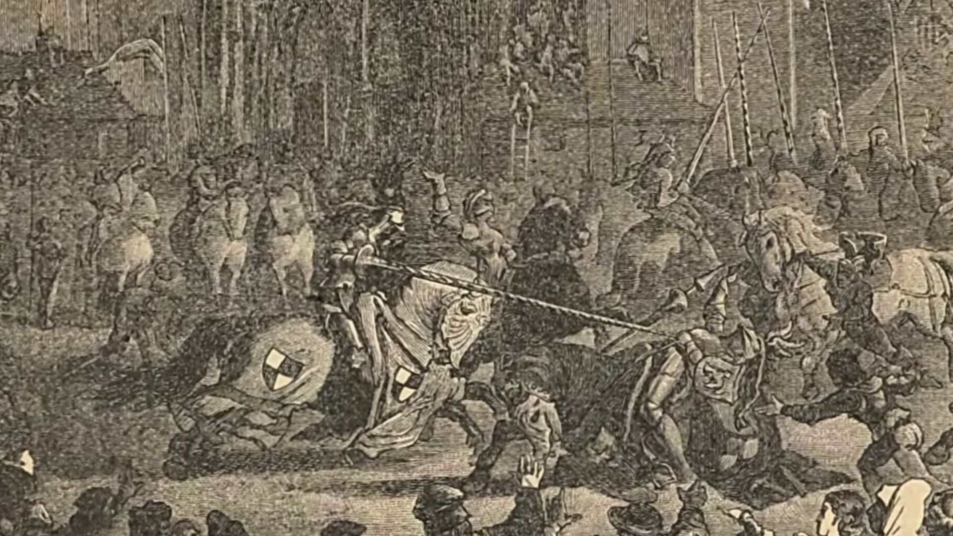 Tournament in Nuremberg around 1400
