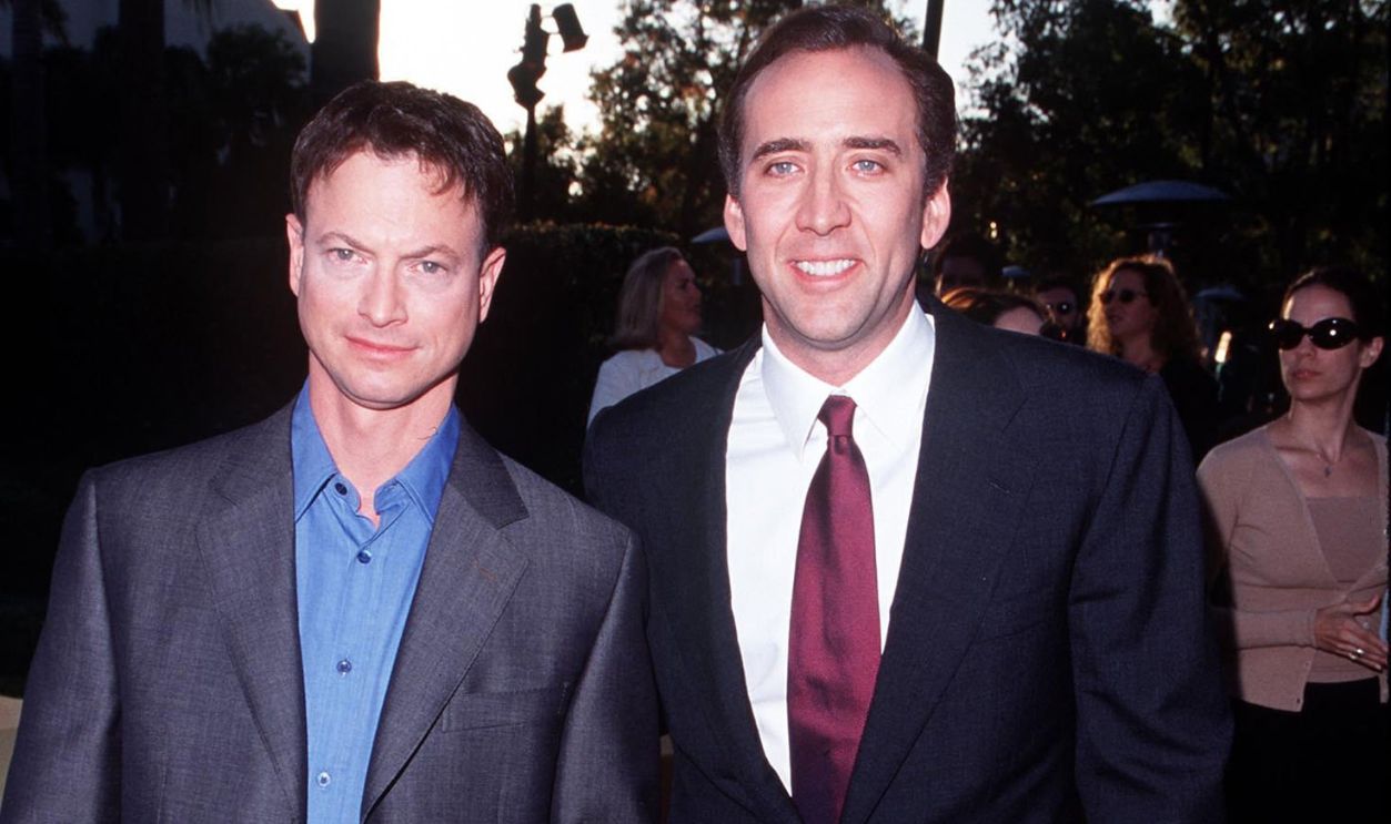 Gary Sinise & Nicolas Cage during