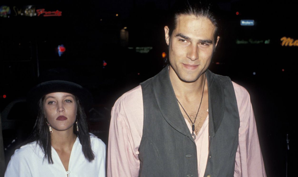 Lisa Marie Presley and Danny Keough during