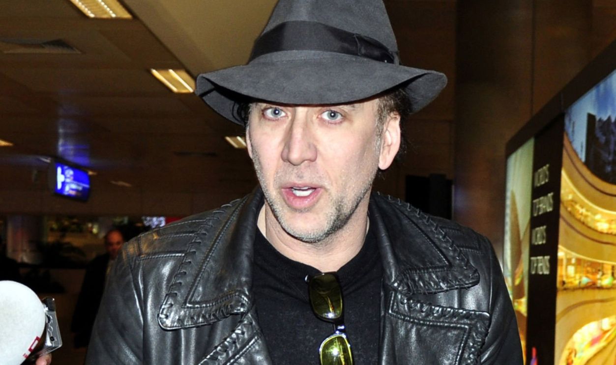 ISTANBUL, TURKIYE - (ARCHIVE): A file photo dated on January 12, 2011 shows American actor Nicolas Cage arriving to take part in the 'Ghost Rider 2' final scenes in Istanbul, Turkiye.