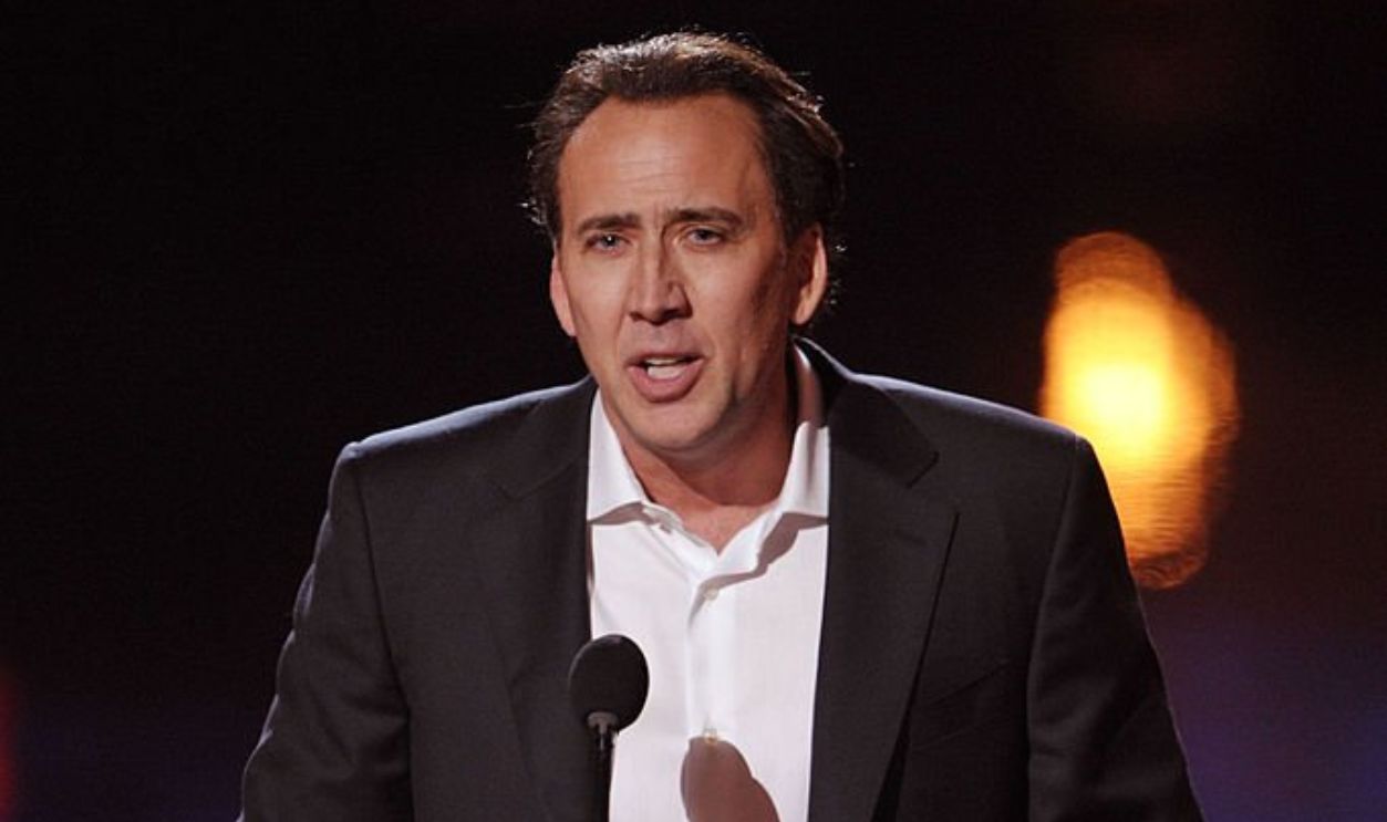 UNIVERSAL CITY, CA - OCTOBER 15: Actor Nicolas Cage speaks onstage at Spike TV's