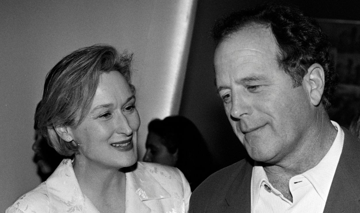 Meryl Streep and Don Gummer attend a party, celebrating a retrospective of Robert Rauschenberg's artwork, at the Guggenheim Museum in New York City on November 19, 1997.