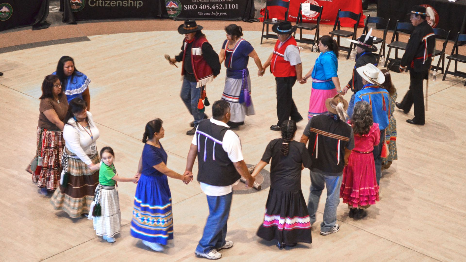 Muscogee Nation dance - Smithsonian National Museum of the Native American - 2012