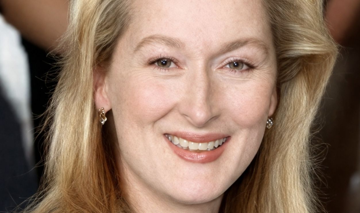 American actress and three-time Oscar winner Meryl Streep at the Grammy Awards in 1990.