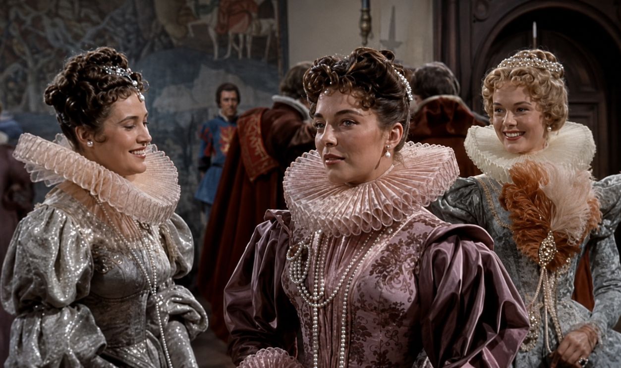 Screenshot from The Virgin Queen (1955)