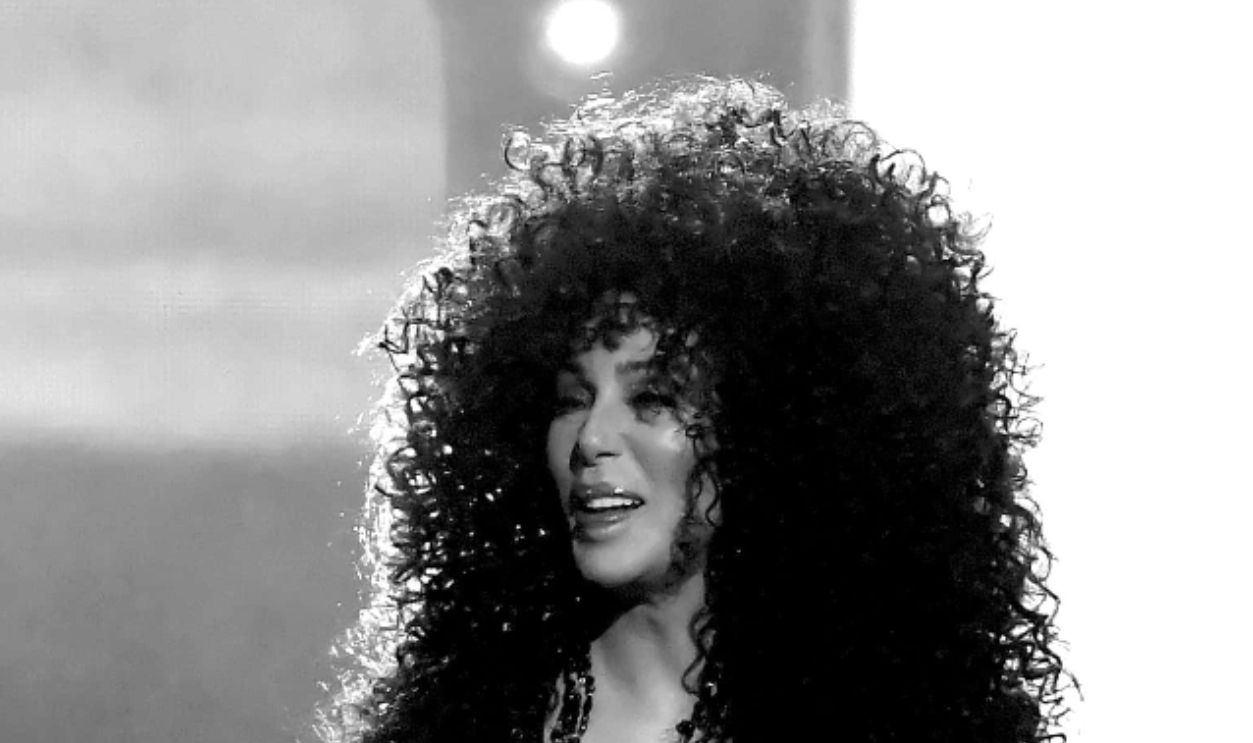 LAS VEGAS, NV - MAY 21: (EDITORS NOTE: Image has been converted to black and white.) Actress/singer Cher performs onstage during the 2017 Billboard Music Awards at T-Mobile Arena on May 21, 2017 in Las Vegas, Nevada.