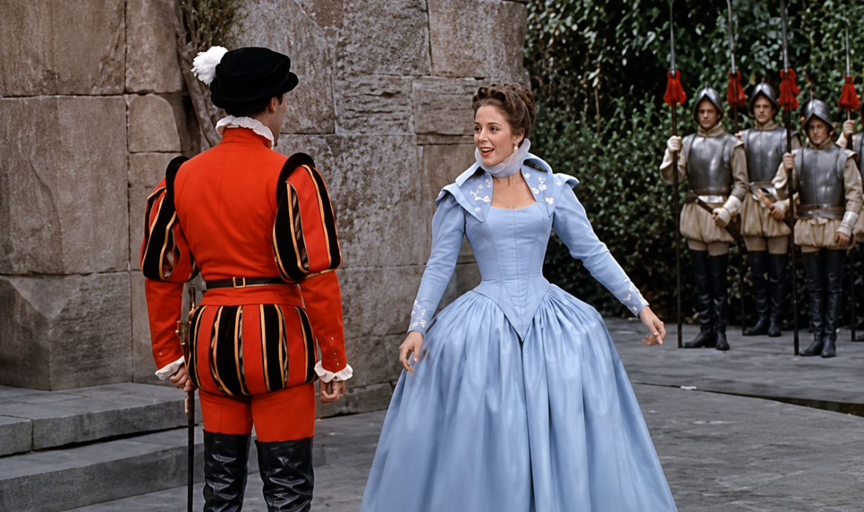 Screenshot from The Virgin Queen (1955)   