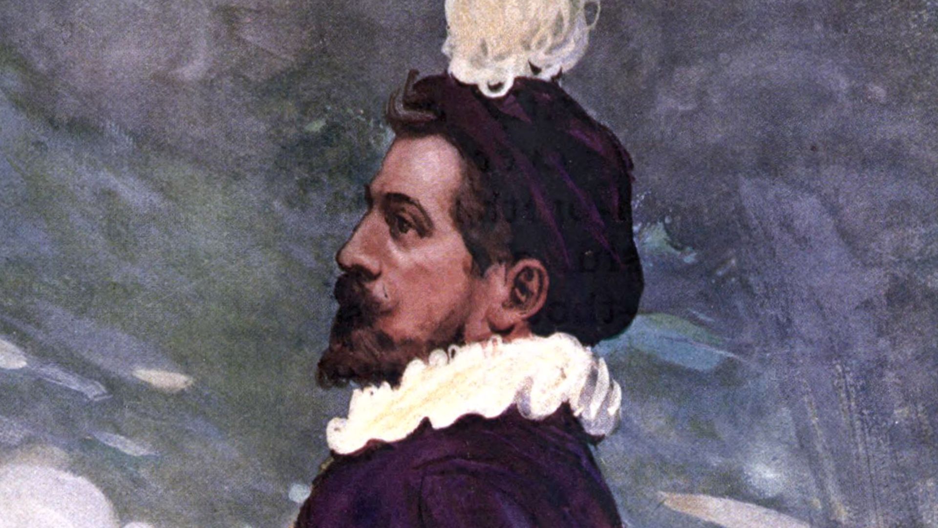 Portrait of Walter Raleigh by Joseph Simpson