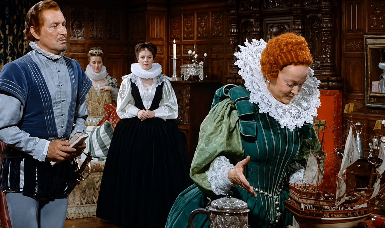 Screenshot from The Virgin Queen (1955)   