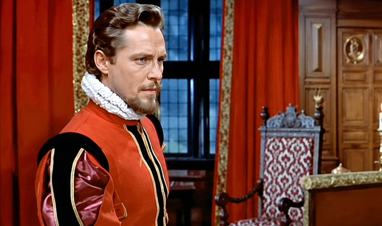 Screenshot from The Virgin Queen (1955)   
