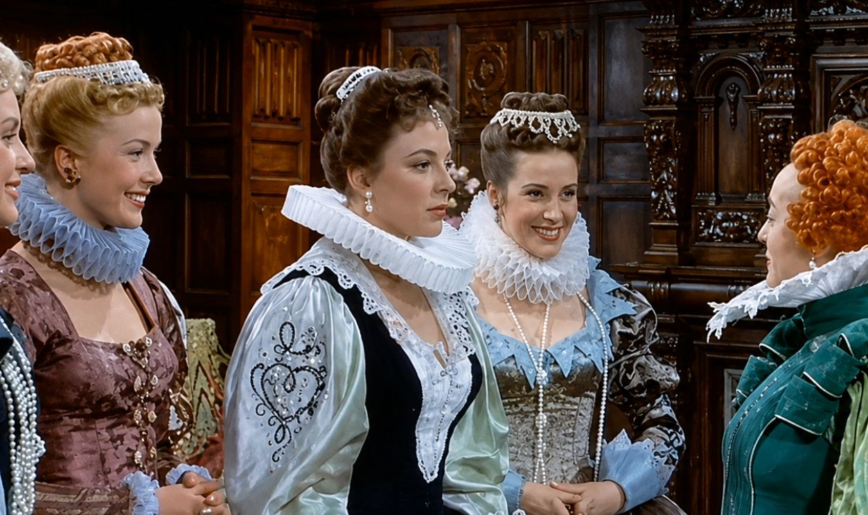 Screenshot from The Virgin Queen (1955)   