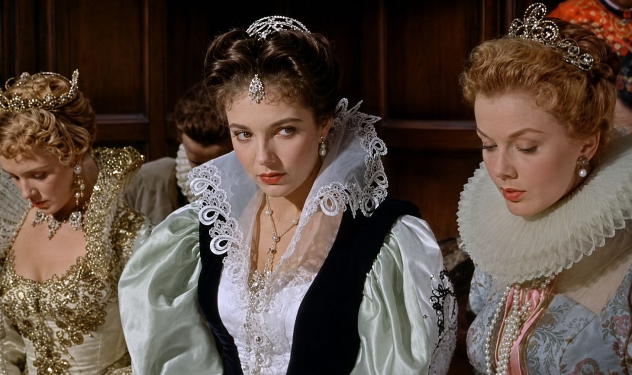 Screenshot from The Virgin Queen (1955)   