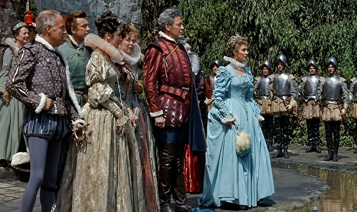Screenshot from The Virgin Queen (1955)   
