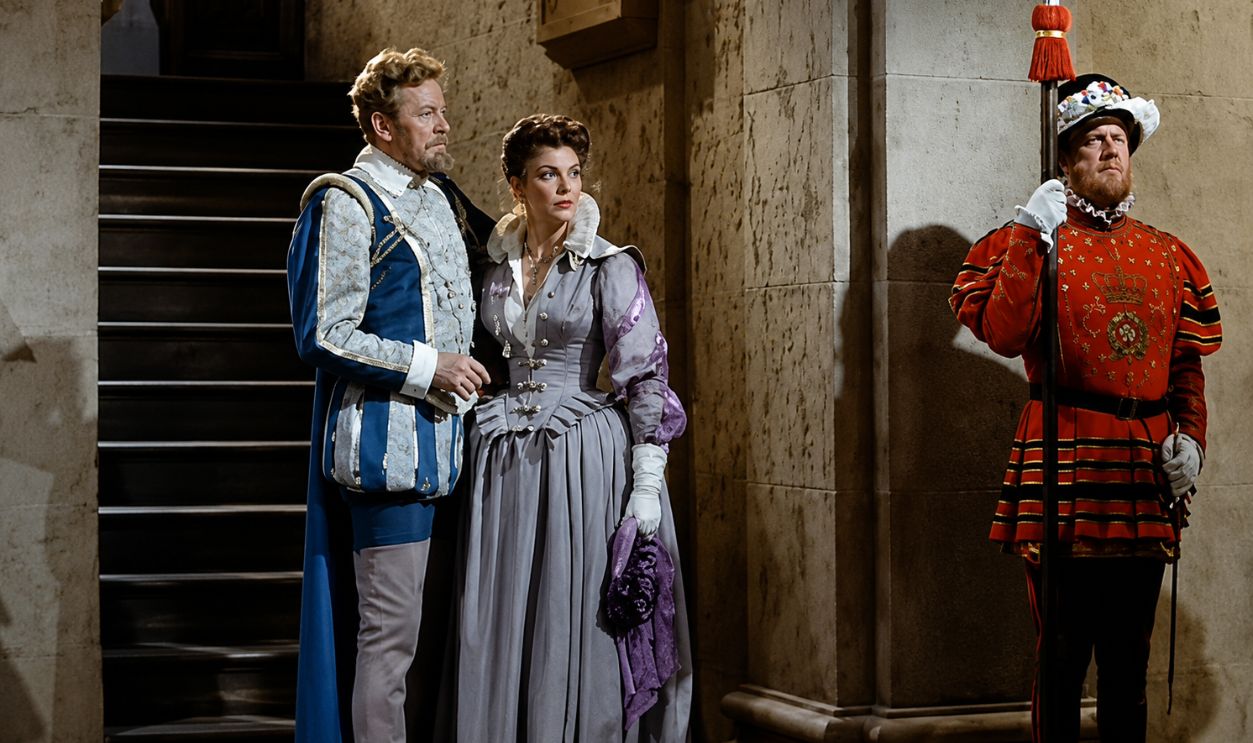 Screenshot from The Virgin Queen (1955)   