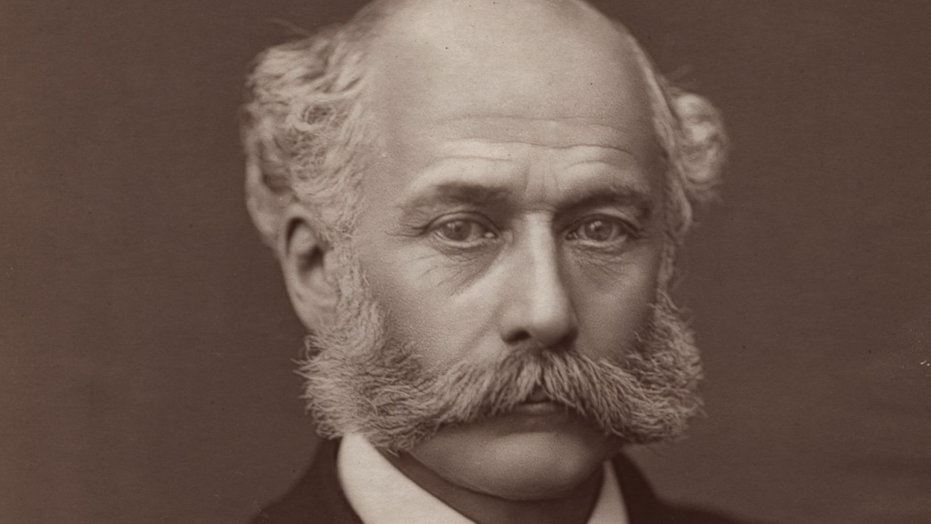 Joseph Bazalgette, civil engineer. Woodburytype, 4 5/8 in. x 3 3/4 in. (119 mm x 94 mm)
