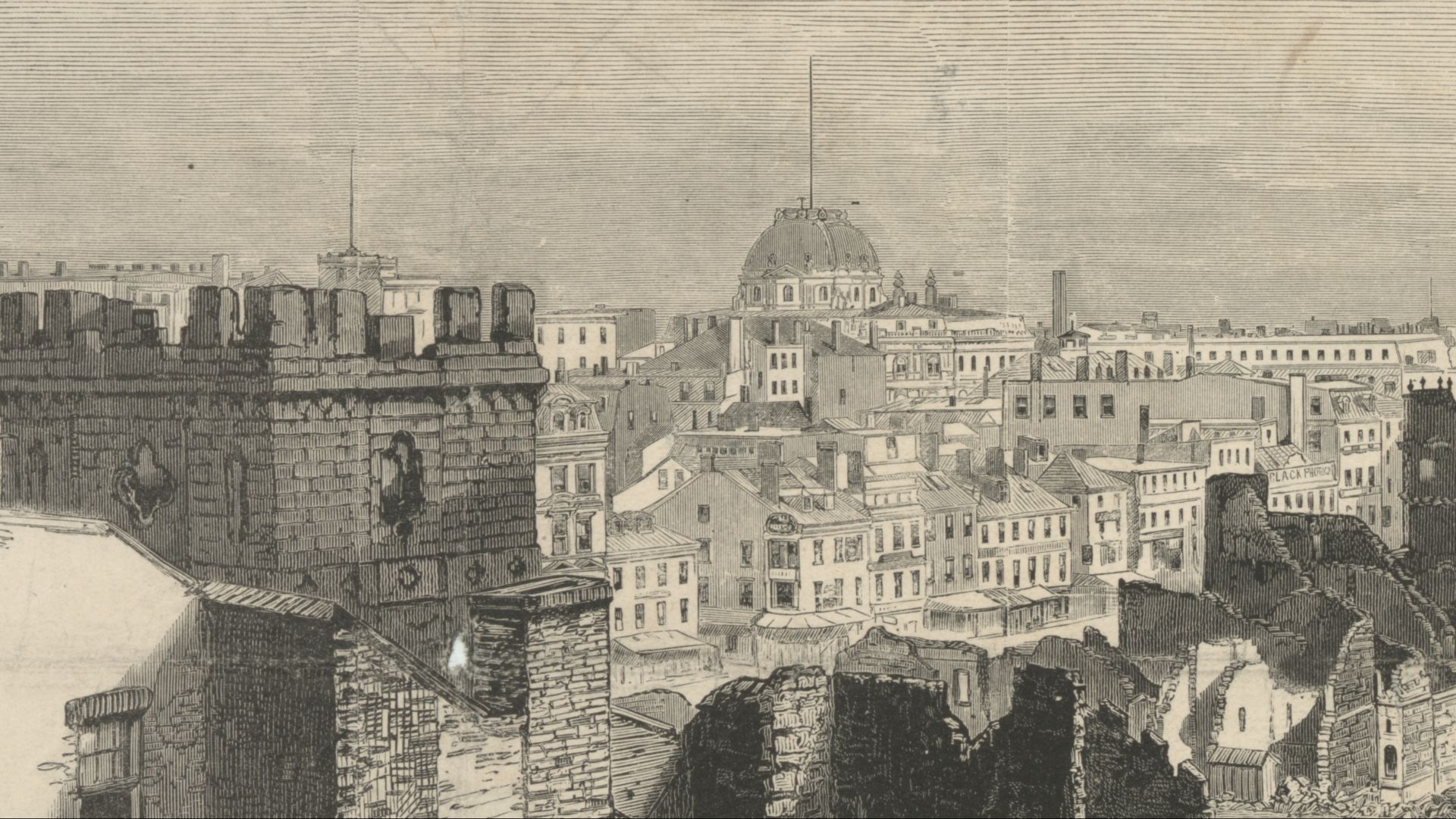 Detail of left-hand page of