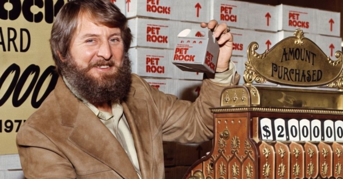 Pet Rock Creator Gary Dahl Working Behind Register