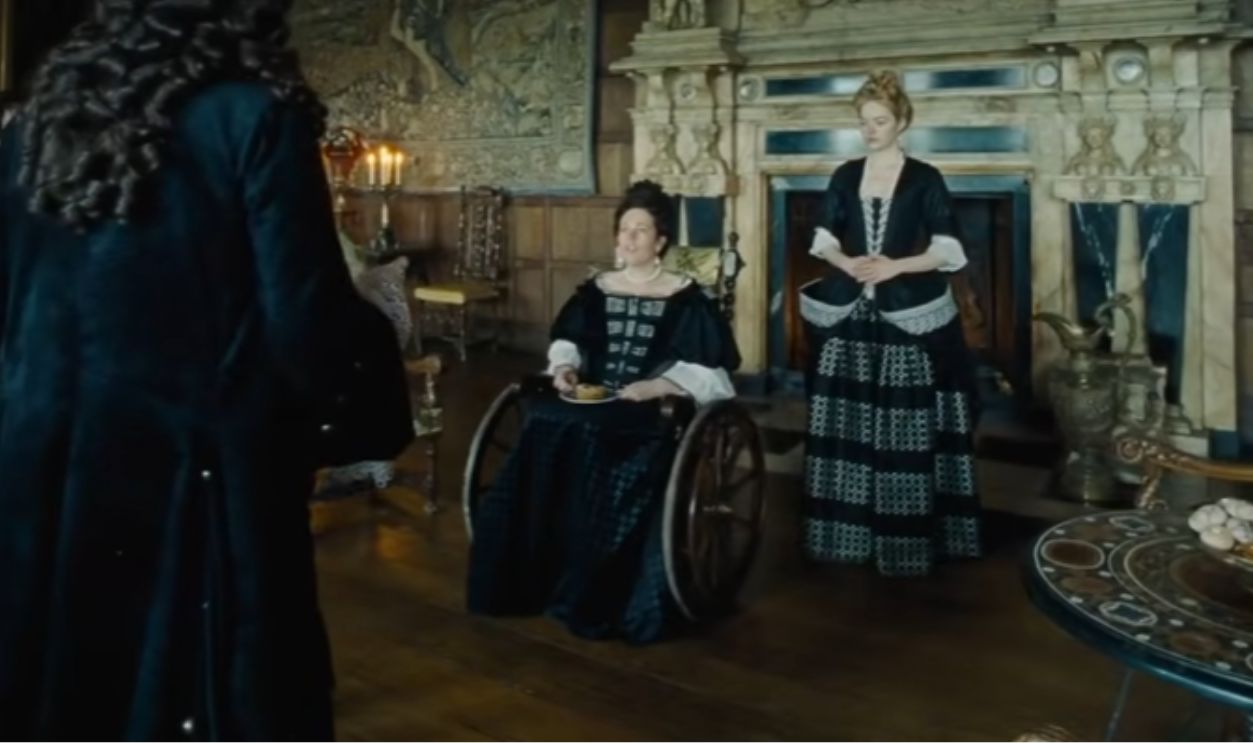 Screenshot from The Favourite (2018) 