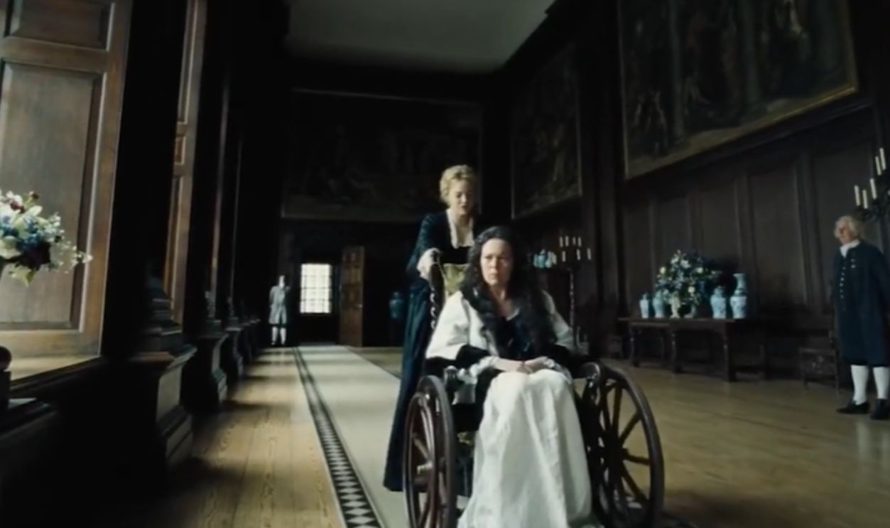 Screenshot from The Favourite (2018) 