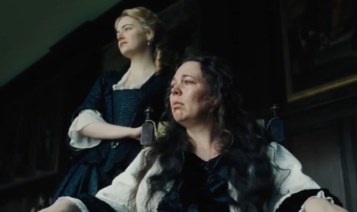 Screenshot from The Favourite (2018) 